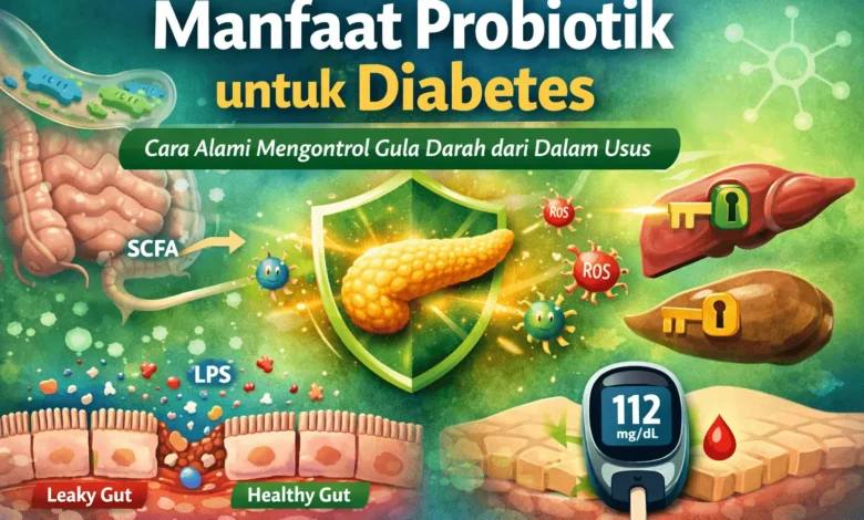 manfaat probiotik untuk diabetes