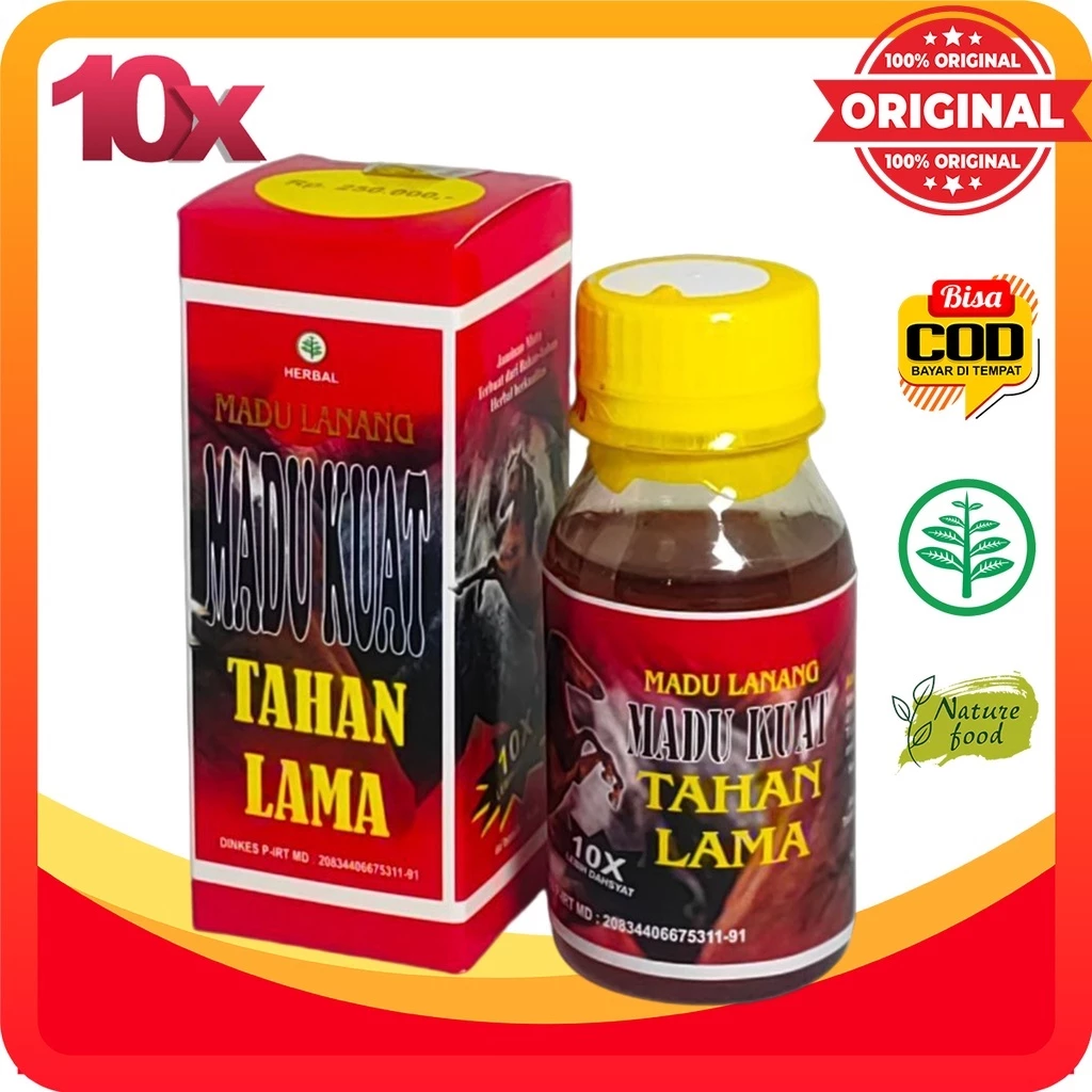 Madu Lanang Merah 10x Madu Lanang Merah - Tahan Lama - Gambar 1